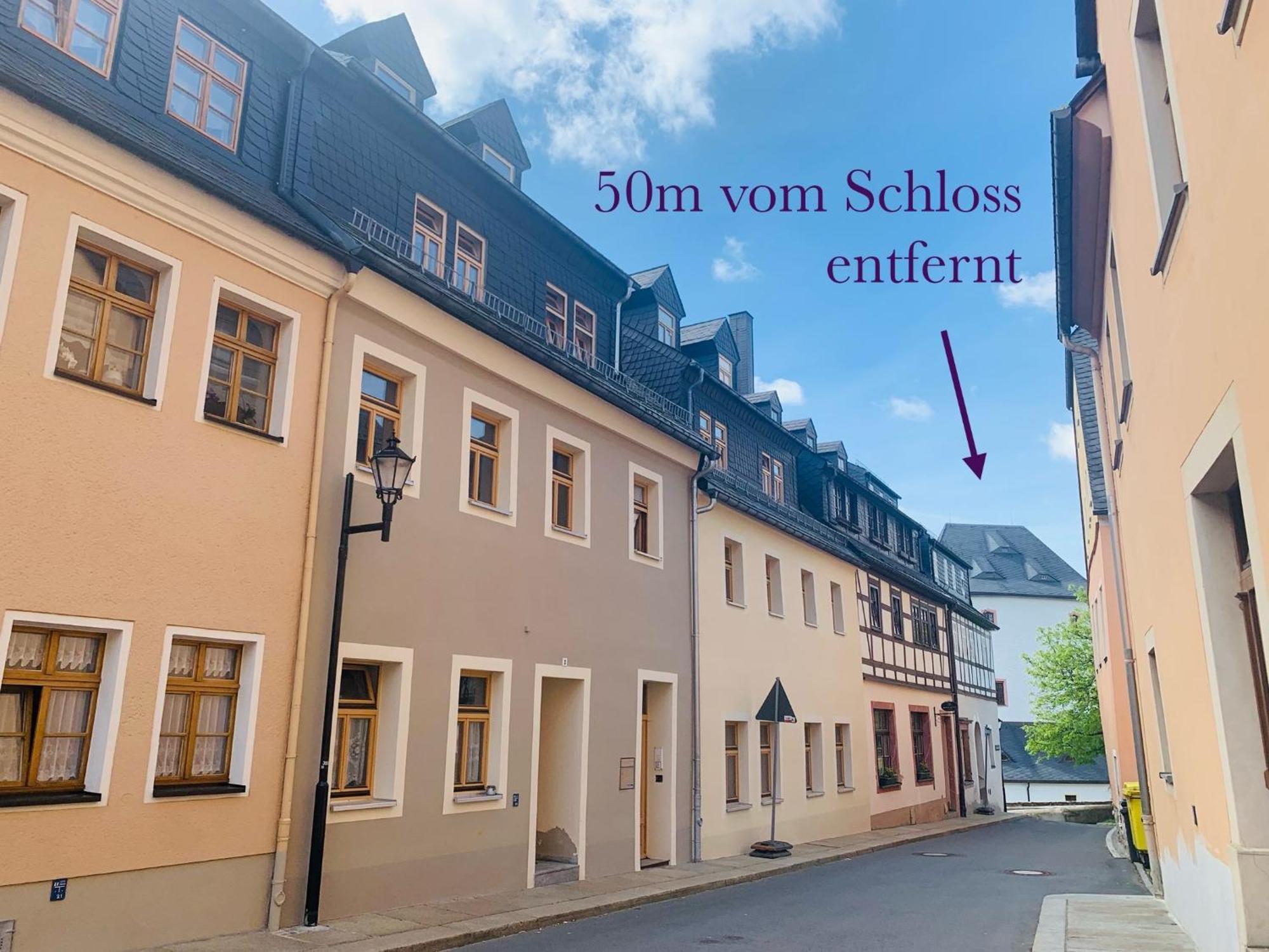 Am Schloss Wolkenstein, 86M2, 3Br, Babybett, Office Exterior foto